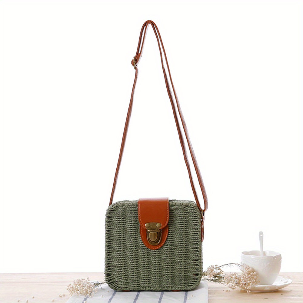 Straw sale bag square