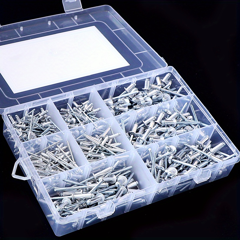 Aluminum Rivet Assortment Kit Dome Head Blind Rivets Temu