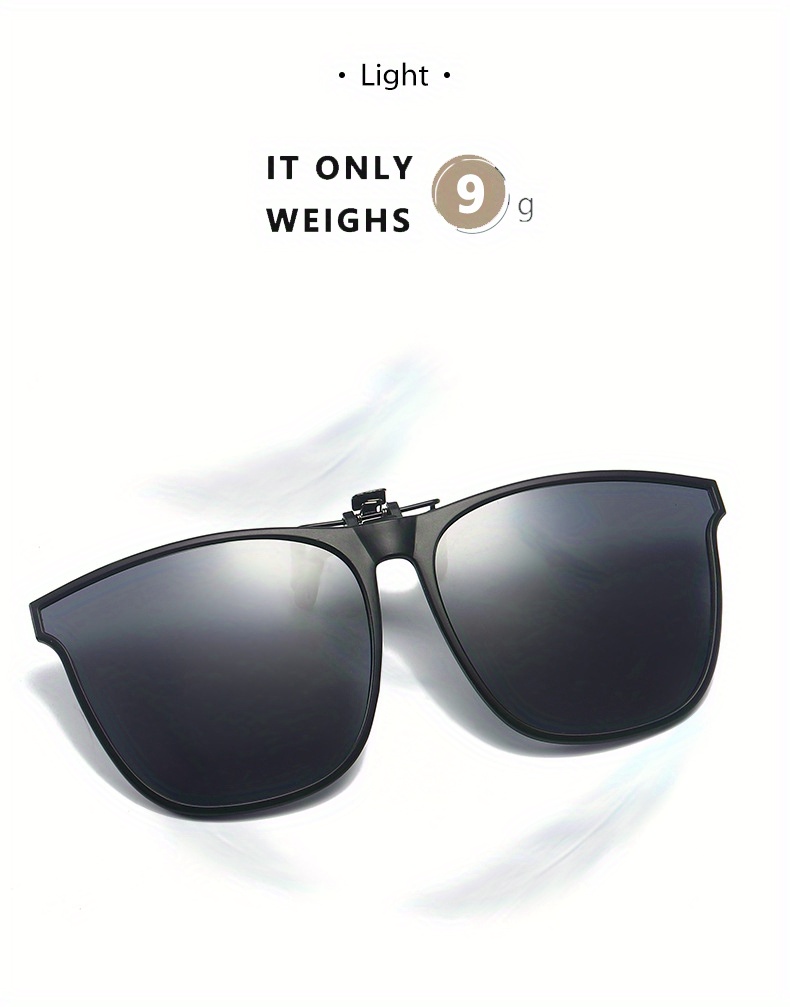 Polarized Clip On Driving Sunglasses Men Women UV Protection -UK