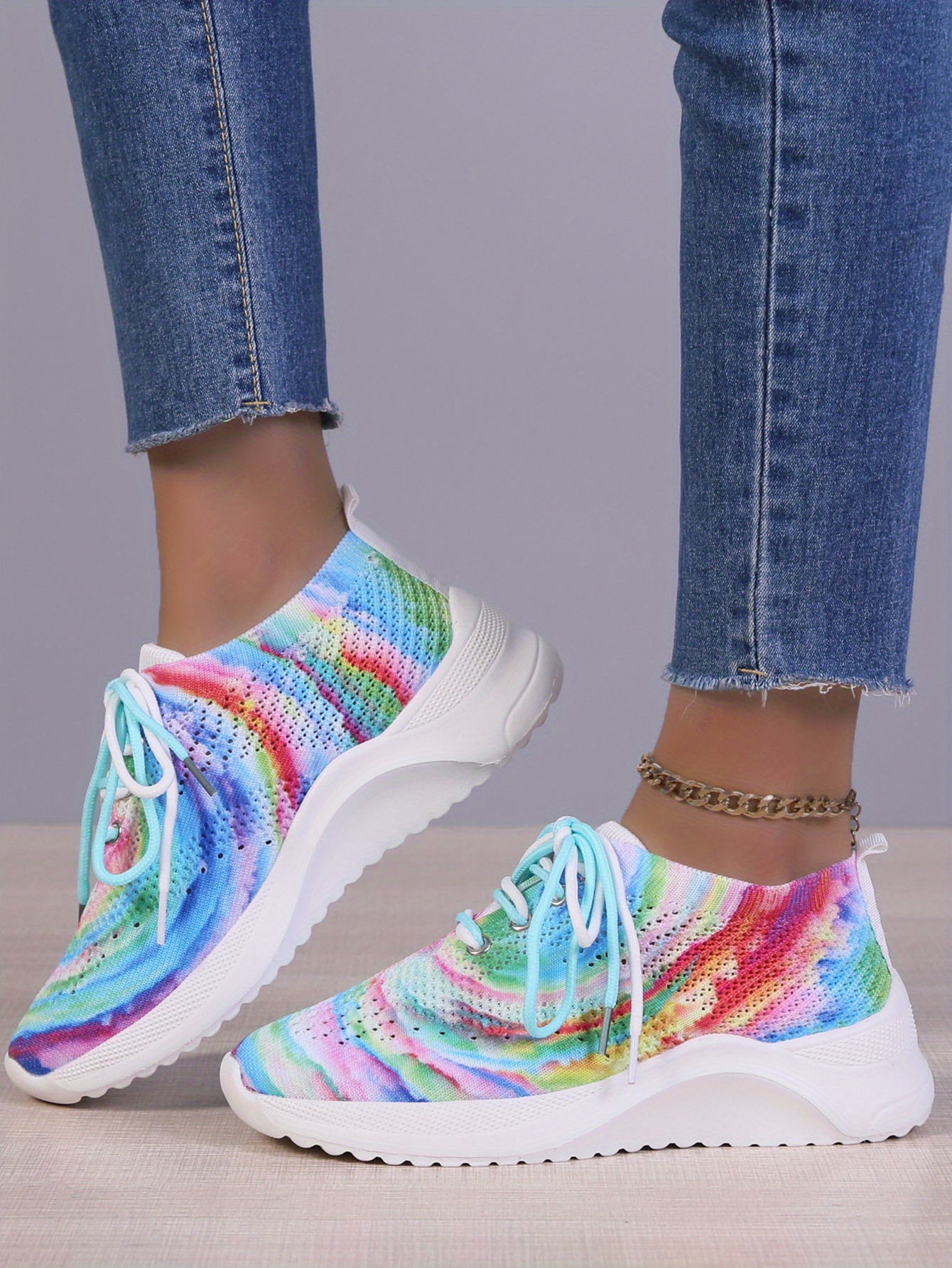 Rise tie best sale dye women's sneakers