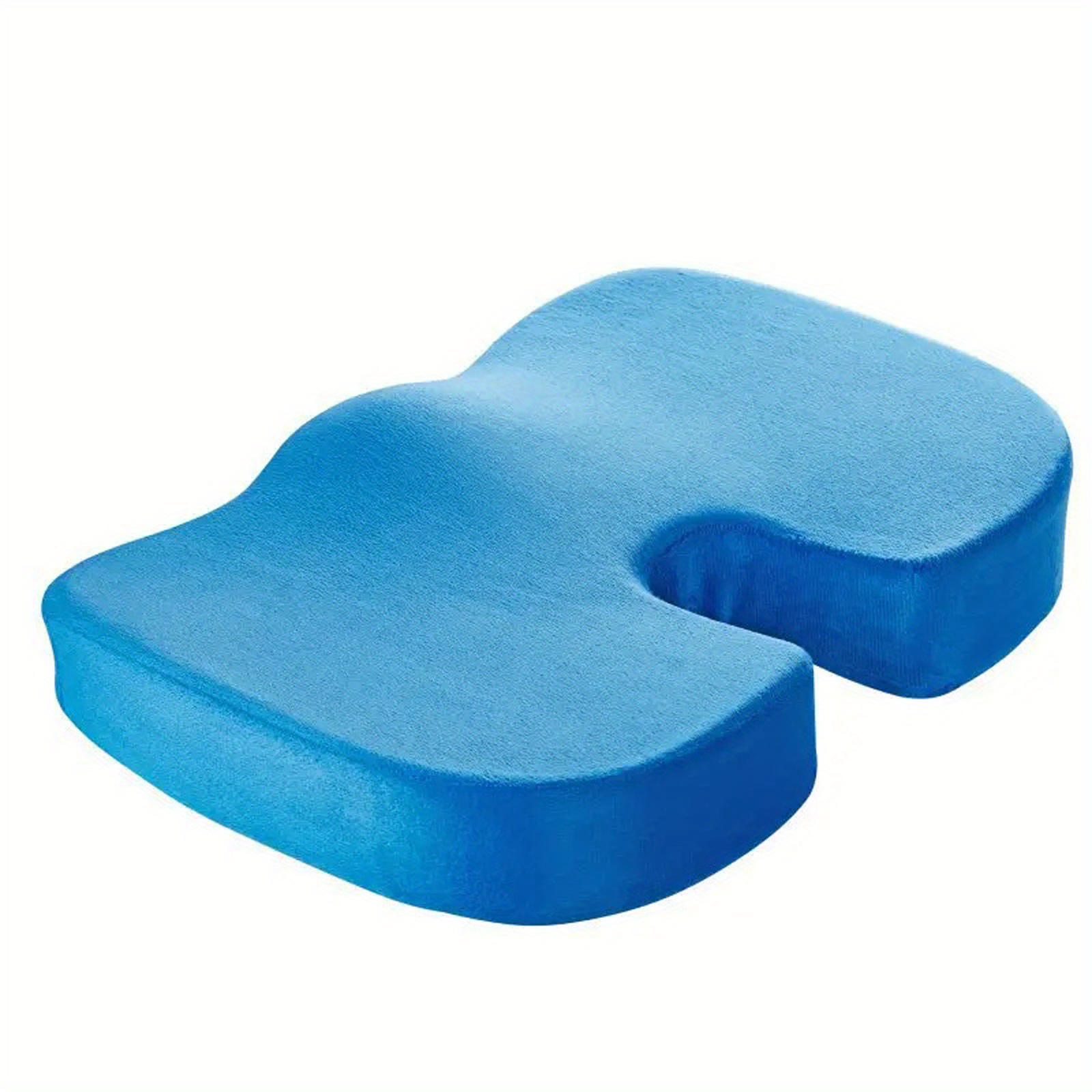 Deluxe Comfort Sciatica Cushion for Coccydynia Pain, Blue