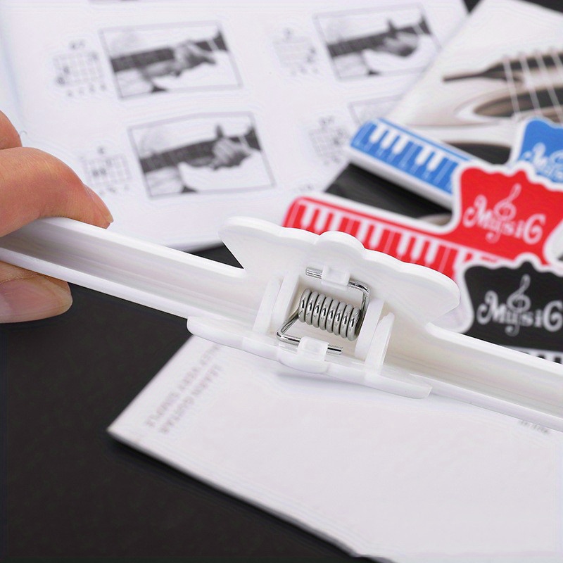 Acrylic Music Book Clip Convenient Page Holder Piano Sheet Temu