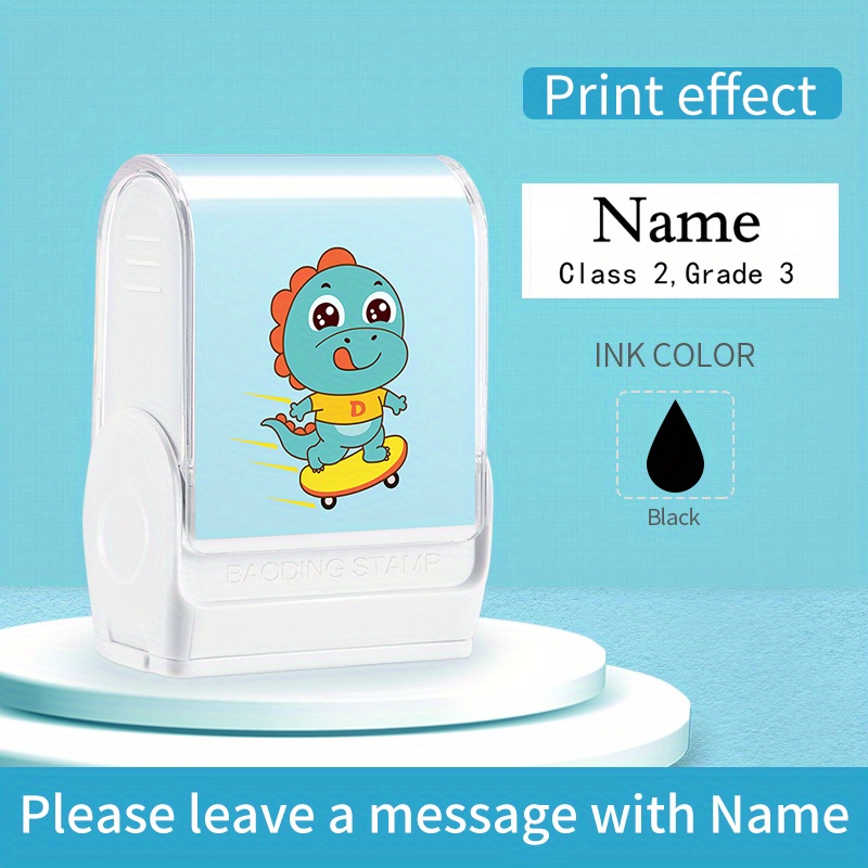 SHIBASHAN Name Stamp for Clothing Kids, Clothes Stamp for Kids Waterproof  Custom Stamps Self Inking Kids Labels for School Waterproof,60 Cartoon  Patterns(Juice) - Yahoo Shopping