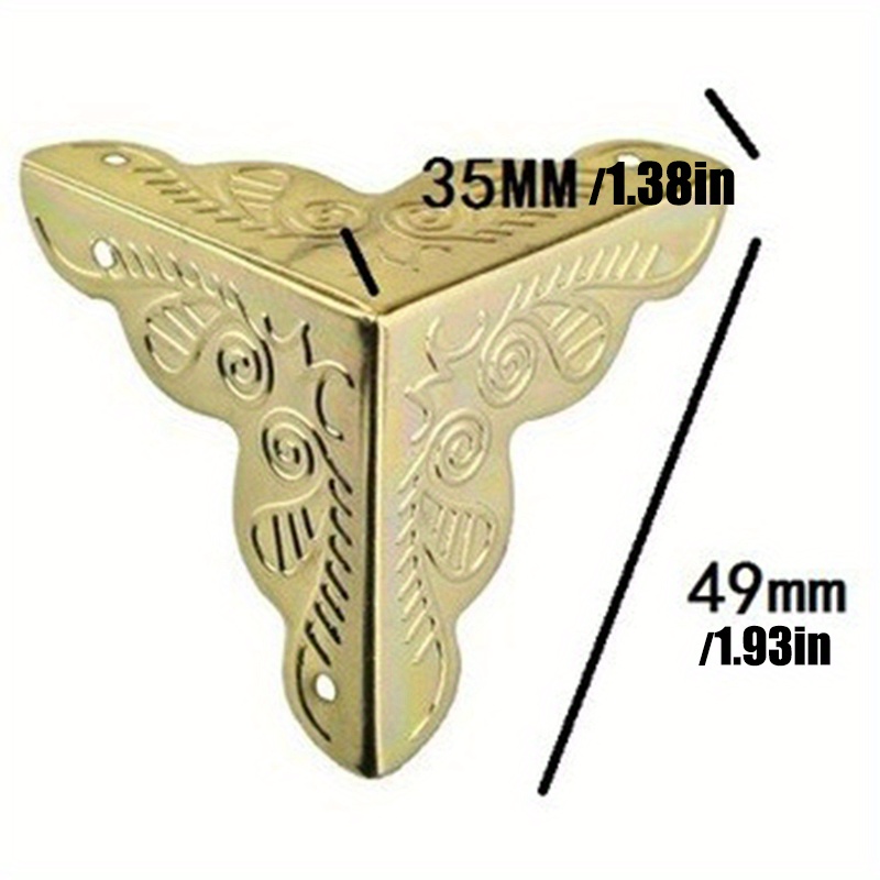 Wooden Triangle Corner Protectors Decorative Brackets For - Temu