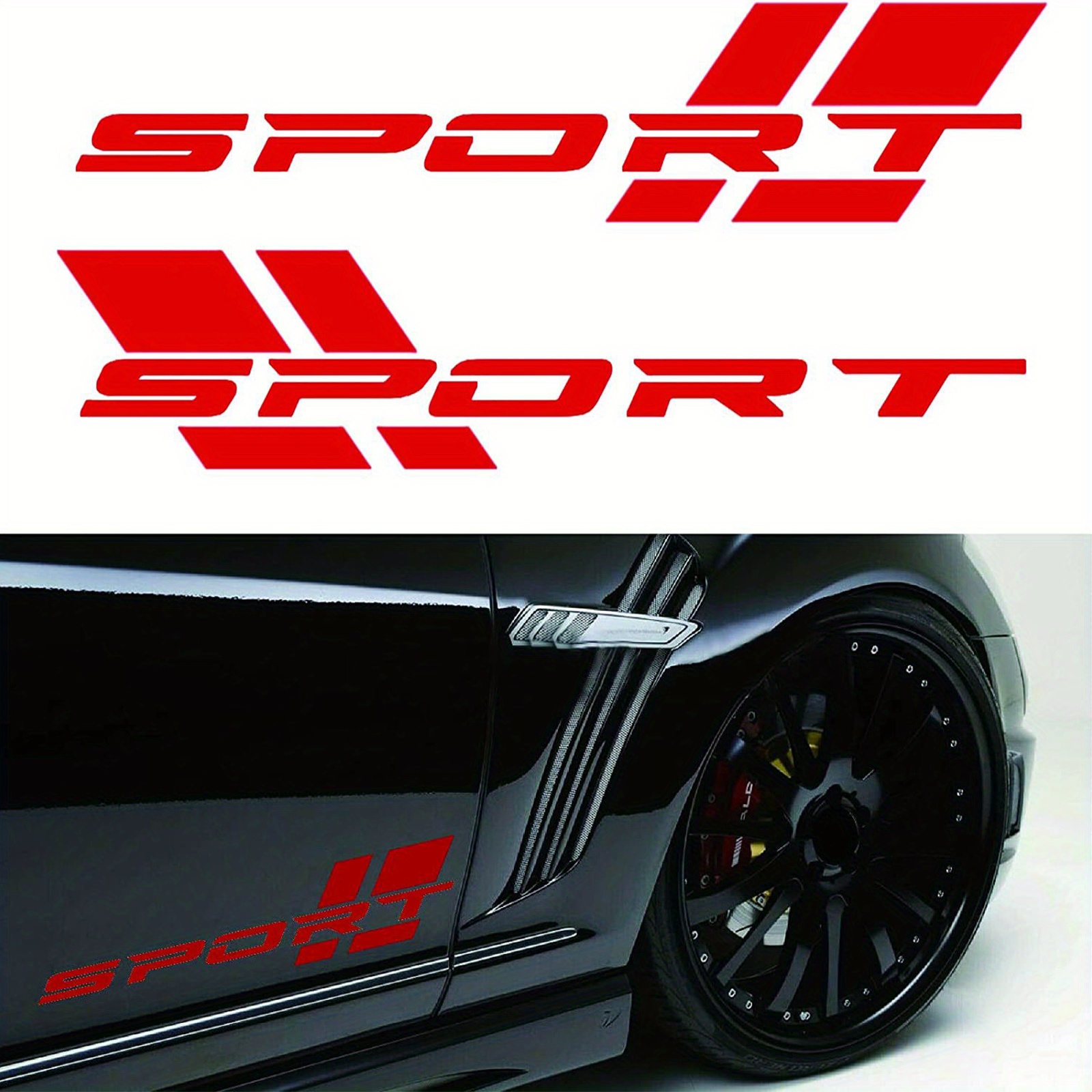 2pcs 16in Neue Sport Emblem Auto Lkw Seite Kotflügel - Temu Germany