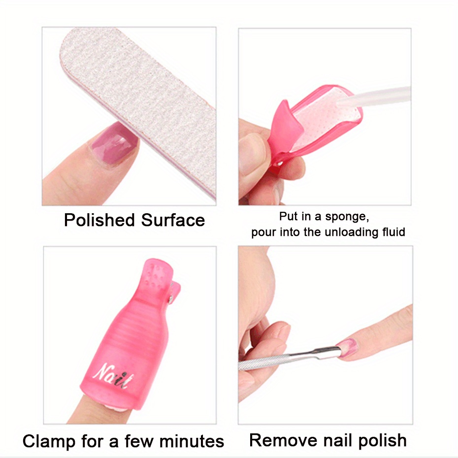 10 Stücke Rosa Nagel Clips Gemacht Von Gute Qualität Plastik Dauerhaft für  Täglicher Gebrauch ; Clip Größe ist Um 1.5 X 1.2 Zoll ( Um 4 X 3 cm )  einfach Zu