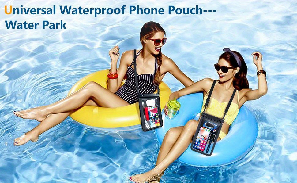 Large Floating Waterproof Phone Pouch: Double Space Waterproof