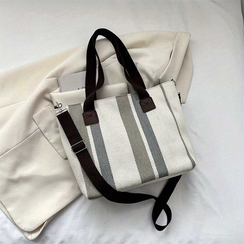 Argyle Detail Large Tote Bag, Women's Gradient Shoulder Bag, Stylish  Shoulder Bag - Temu Belgium