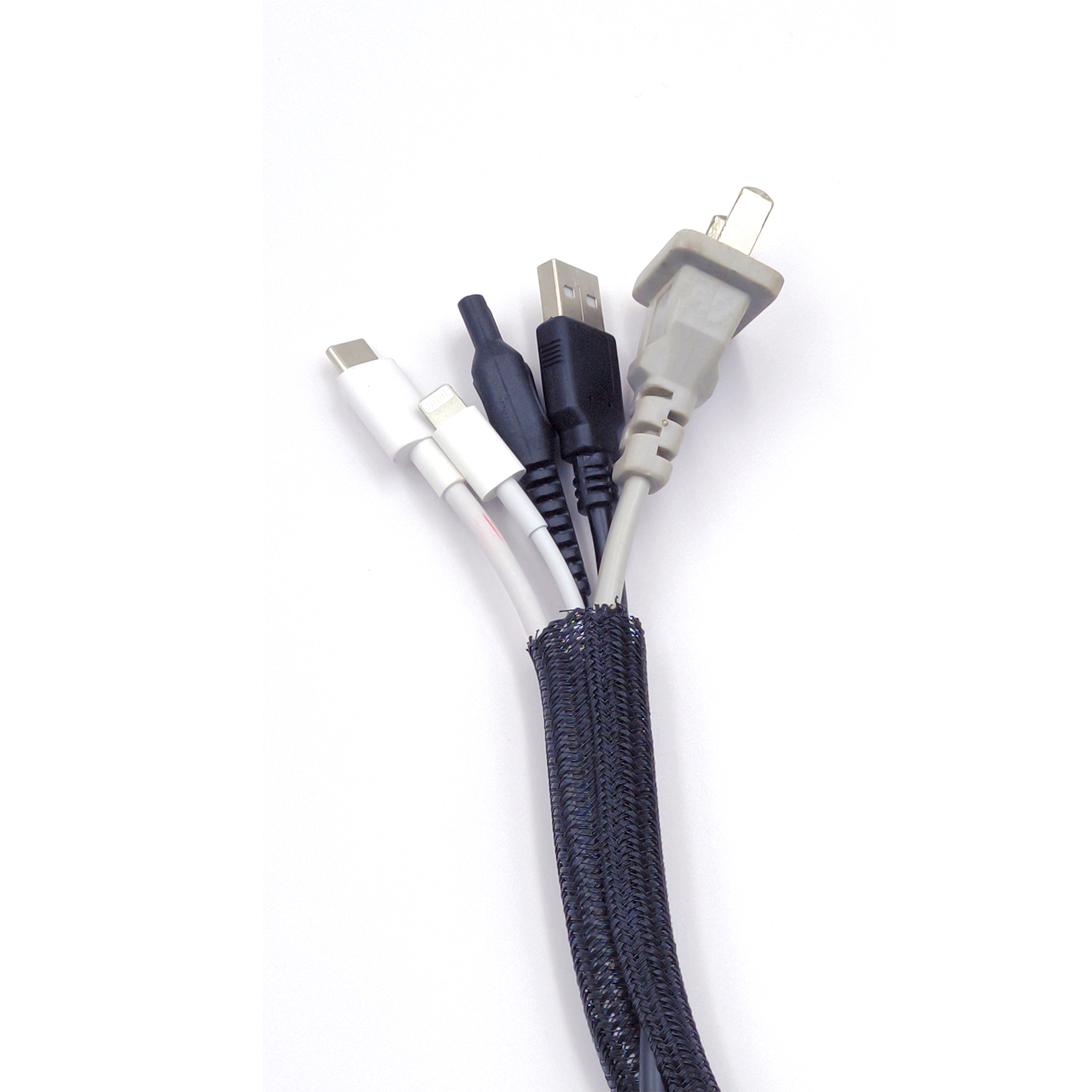 Organize Cables Pet Flexible Braided Cable Sleeve Electrical - Temu