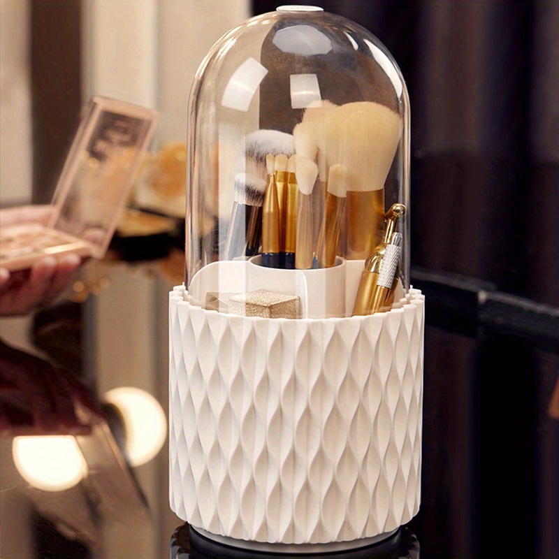 360° Rotating Cosmetics Brushes Portable Storage Brush - Temu