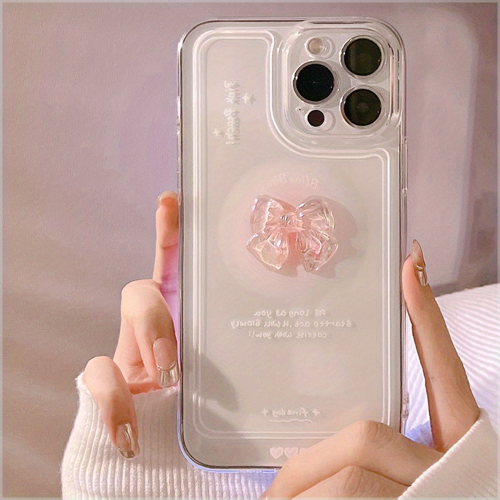 Ultra Thin Transparent Minimalist Phone Case - Temu