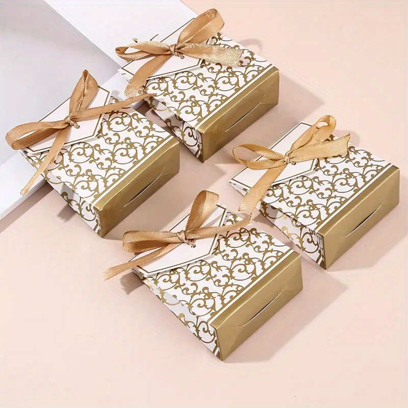 Pequeña caja de regalo blanca, 10 cajas de regalo bonitas con tapas a  granel para bodas, propuestas de dama de honor, cumpleaños, fiestas,  vacaciones