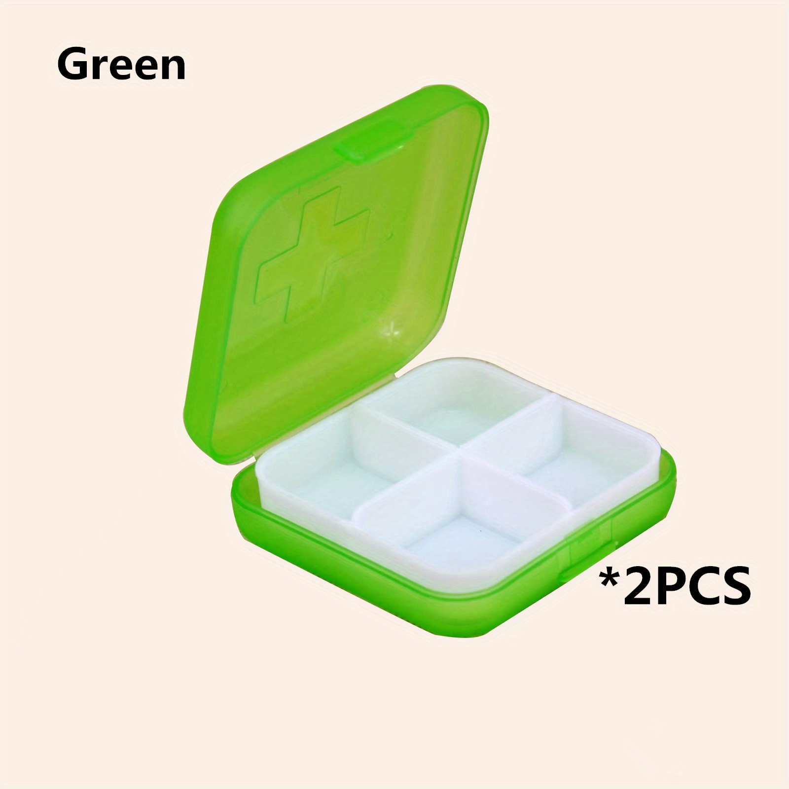 4 Grids Pill Box Holder Medicine Storage Organizer Container Case Plastic  Box