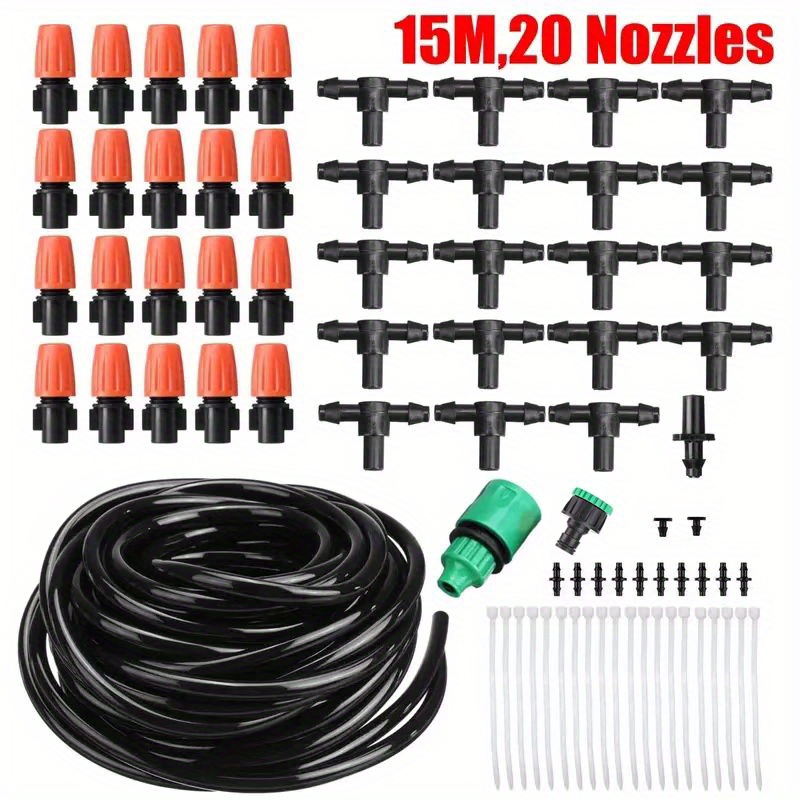 Automatic Drip Irrigation Kit Garden Watering Sprinkler Temu