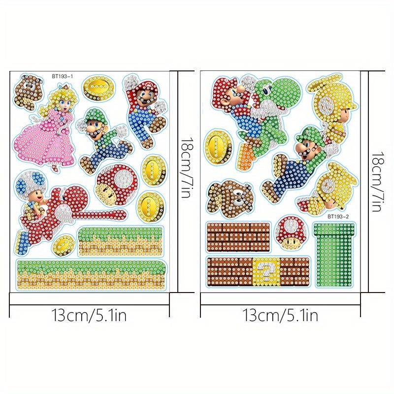Set 21pcs Diy Handmade Diamond Painting Stickers Random Stickers Cartoon Super Mary Stickers Holiday Accessory Birthday Party Supplies Room Decor Home Decor Scene Decor Wedding Supplies - Home & Kitchen - Temu Set 21pcs Diy Handmade Diamond Painting Stickers Random Stickers Cartoon Super Mary Stickers Holiday Accessory Birthday Party Supplies Room Decor Home Decor Scene Decor Wedding Supplies - Home & Kitchen - Temu