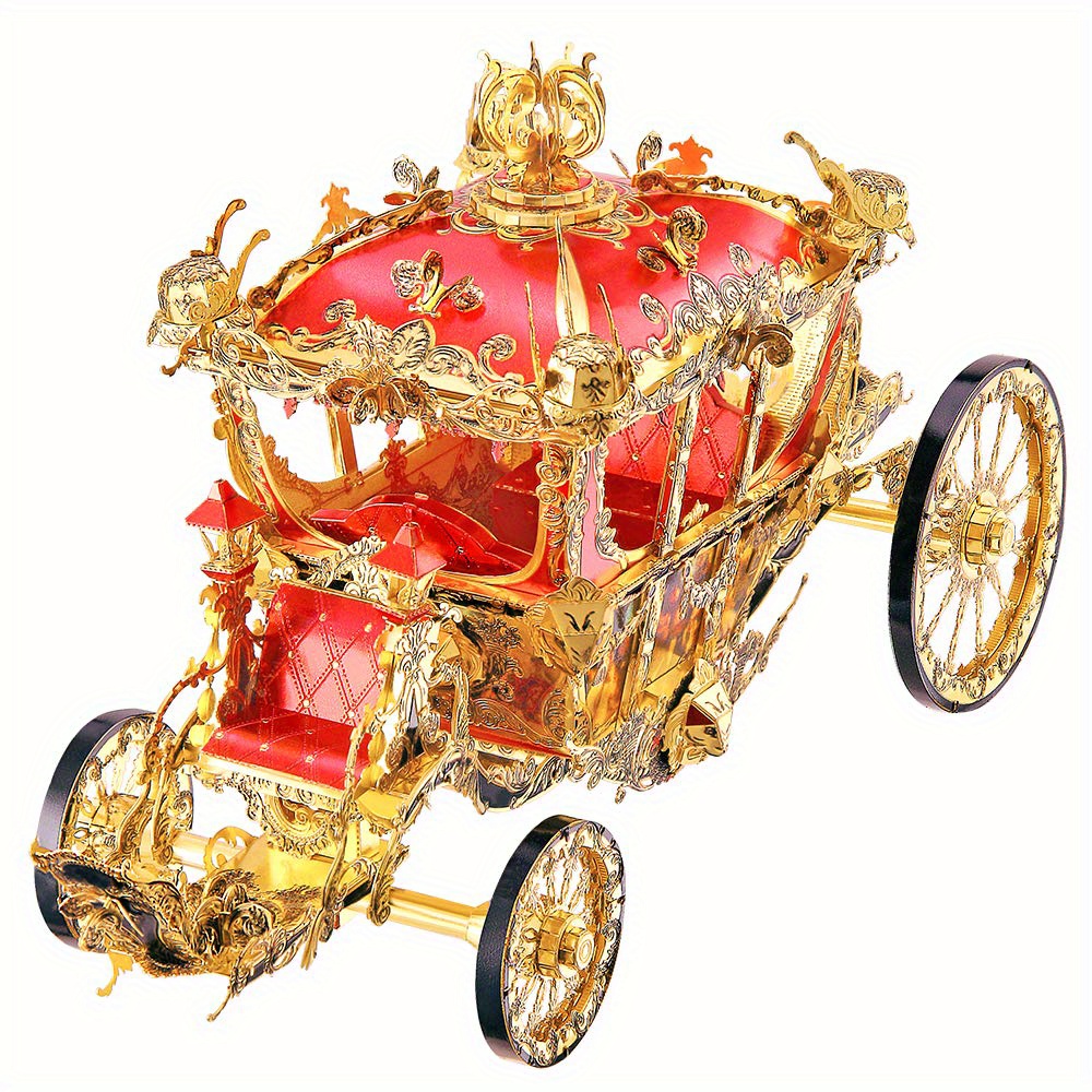 Piececool 3d Metal Puzzles For Adults Princess Carriage - Temu