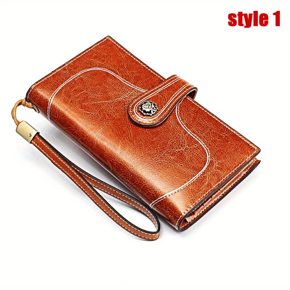 Women's Wallets, Large Capacity with RFID Protection, Genuine