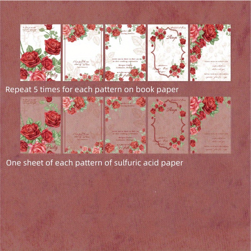Vintage Floral Scrapbook Paper - Double Sided 8 x 8 Sheets: Flowers &  Roses Patterns, Antique Themed, Decorative Craft Paper, Scrapbooking, Junk