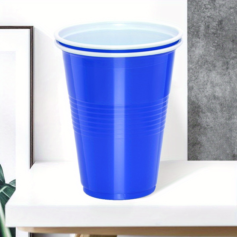 Solo Cup 16 oz. Plastic Cold Party Cups, Blue, 50 / Pack (Quantity)