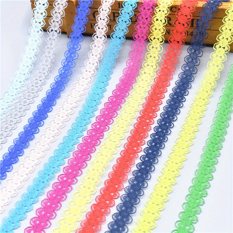Lace Ribbon Tape Quality Lace Trim Diy Embroidered Lace Temu