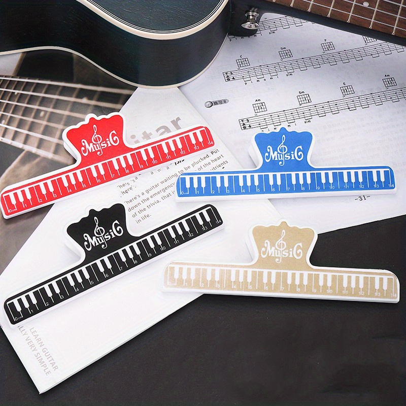 Acrylic Music Book Clip Convenient Page Holder Piano Sheet Temu