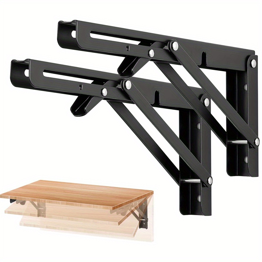 Soporte resistente, estable y resistente, mesa de pared plegable para  espacios pequeños, mesa de trabajo plegable para montar en la pared, mesa  de