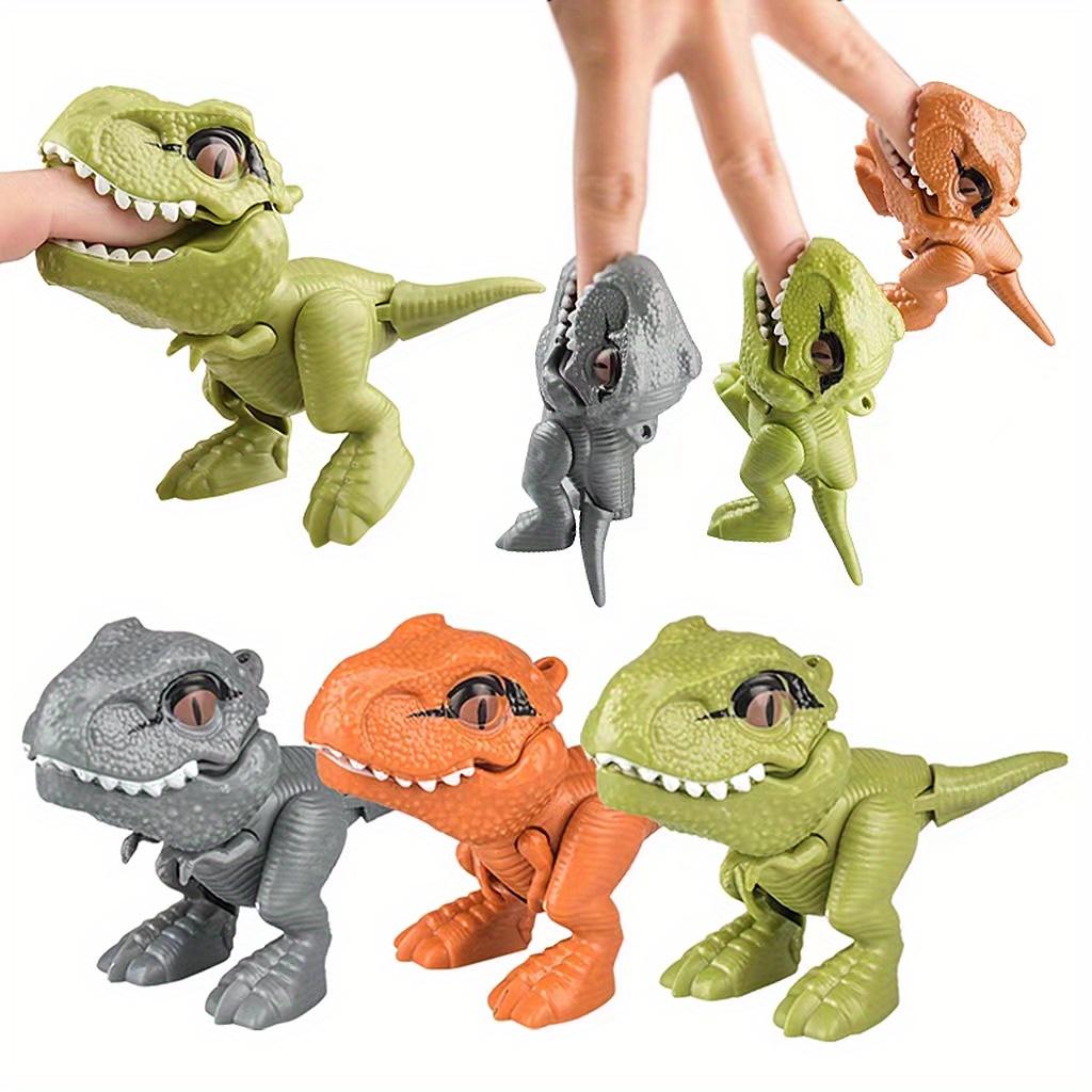 Dinosaur Finger Puppet Toy Simulation Dinosaur Model Toy Temu