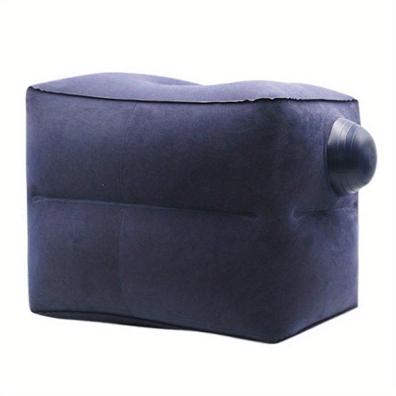 Flocking Pvc Inflatable Ottomans Perfect Airplane Train Car Temu