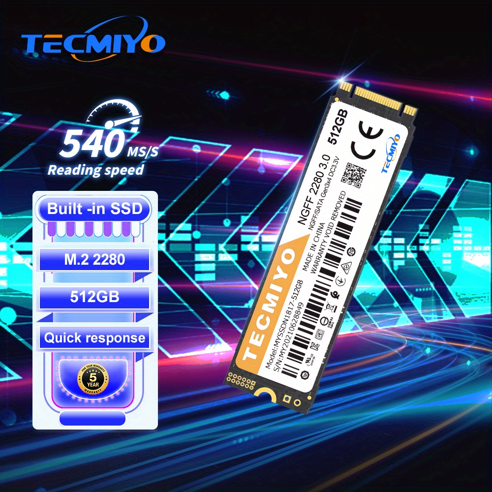 TECMIYO SSD 1TB M.2 Gen3x4
