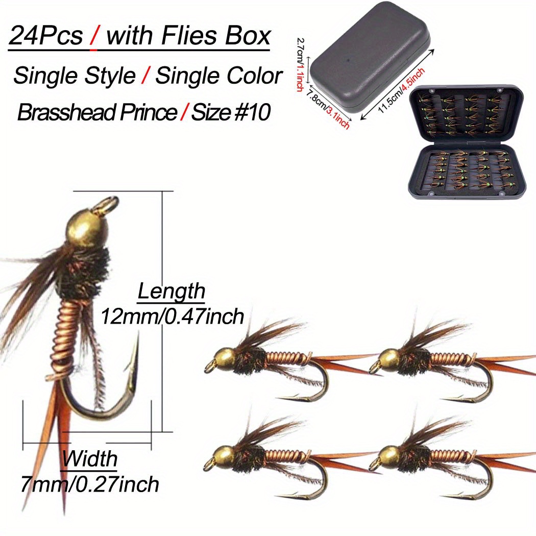LEO 40pcs/box Fly Fishing Flies Lure – calderonconcepts