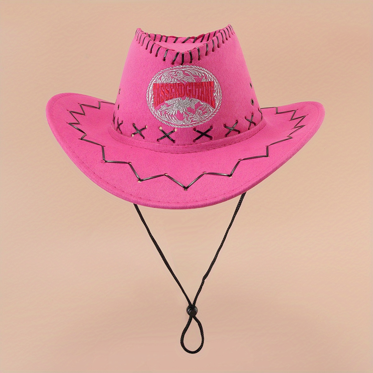 Sombrero de vaquero de paja para mujer, colorido degradado de pintura en  aerosol, sombreros de vaquero de estilo occidental, sombrero de vaquero de