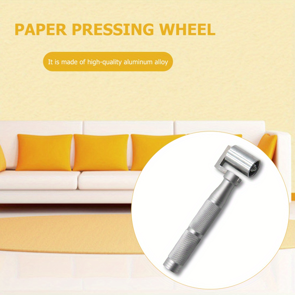 Pressure Roller, 2pcs Upholstery Roller Flat Seam Roller Pressure Roller  Hand Tool, For Home Decoration Wallpaper Diy Tool