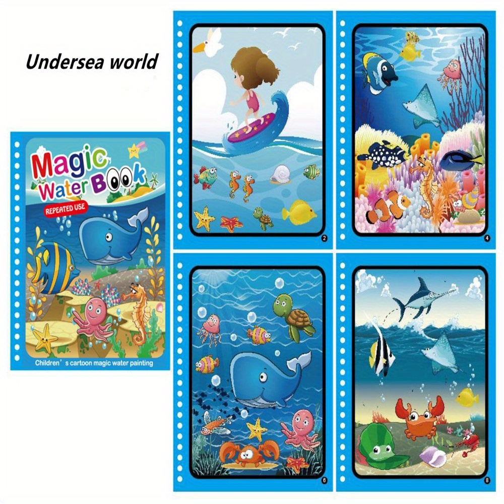 Magical Water Painting: Under the Sea: (Art Activity Book, Books for Family  Travel, Kids' Coloring Books, Magic Color and Fade) (iSeek) (Paperback), Napa Bookmine
