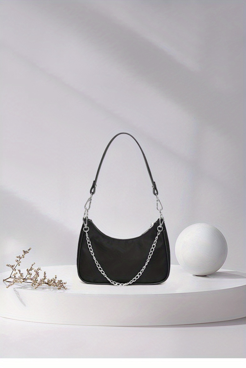 Chain baguette bag online mango