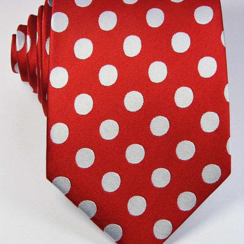 Men's Classic Polka Dots Tie Necktie for Business Wedding