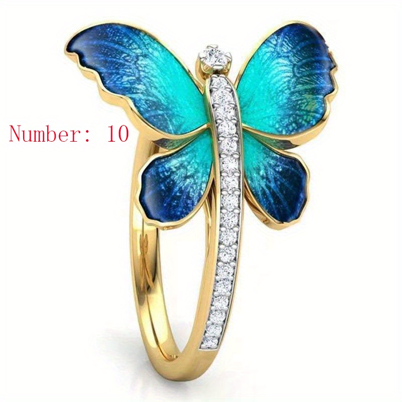 Creative Butterfly Ring Insect Personality Ring