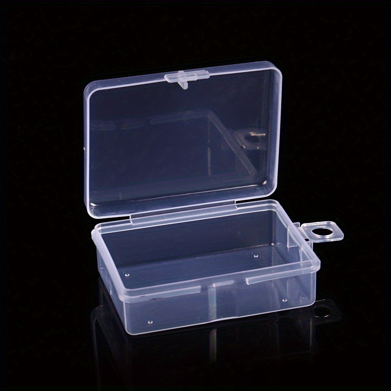  1x BOX020 Clear Beads Tackle Box Fishing Lure Jewelry Nail Art  Small Parts Display Plastic transparent Case Storage Organizer Containers  kisten boxen boite : Sports & Outdoors