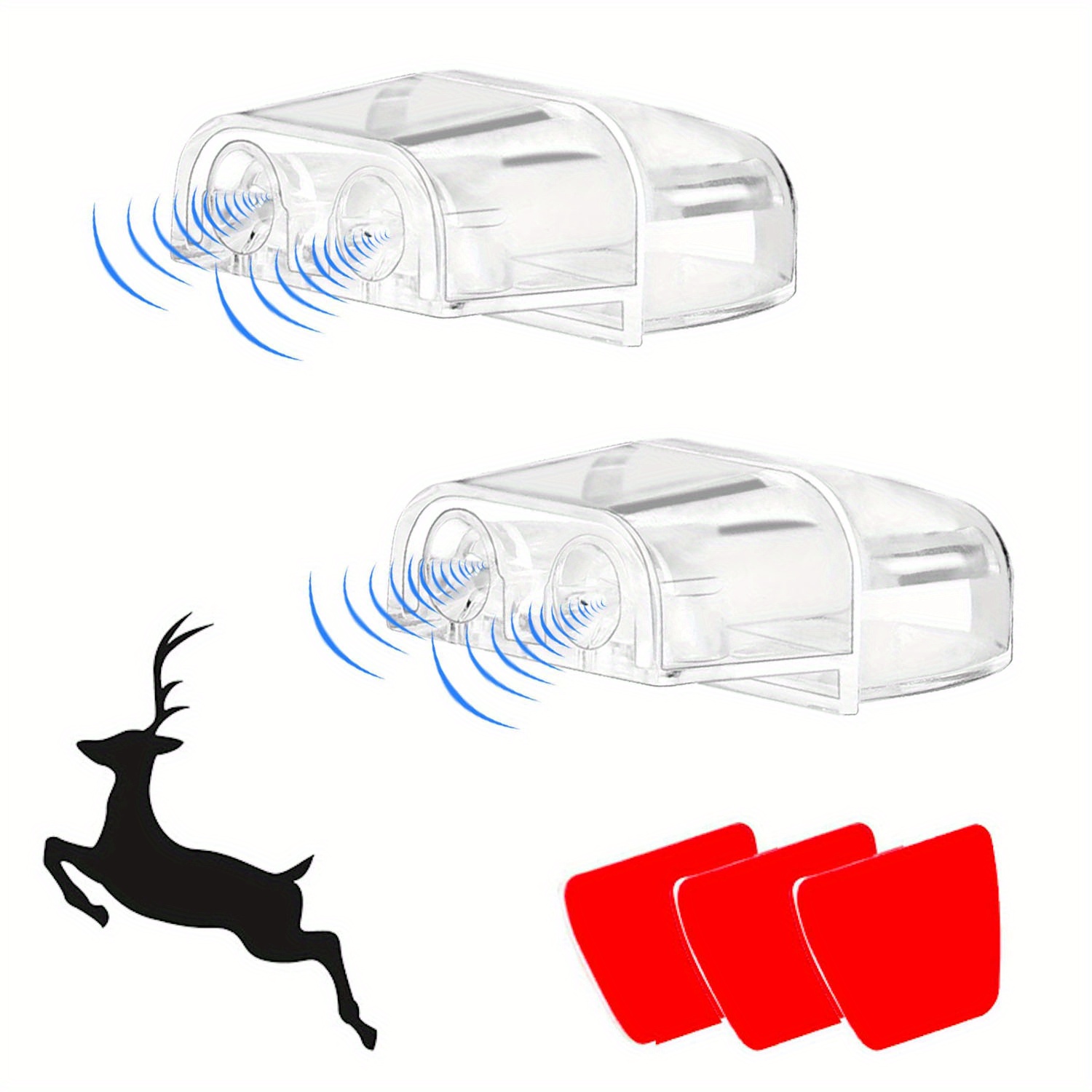 AOCISKA Silbato de ciervo, dispositivo de silbatos de advertencia de  ciervos para automóvil, dispositivos repelentes de silbatos de ciervo,  silbatos – Yaxa Colombia