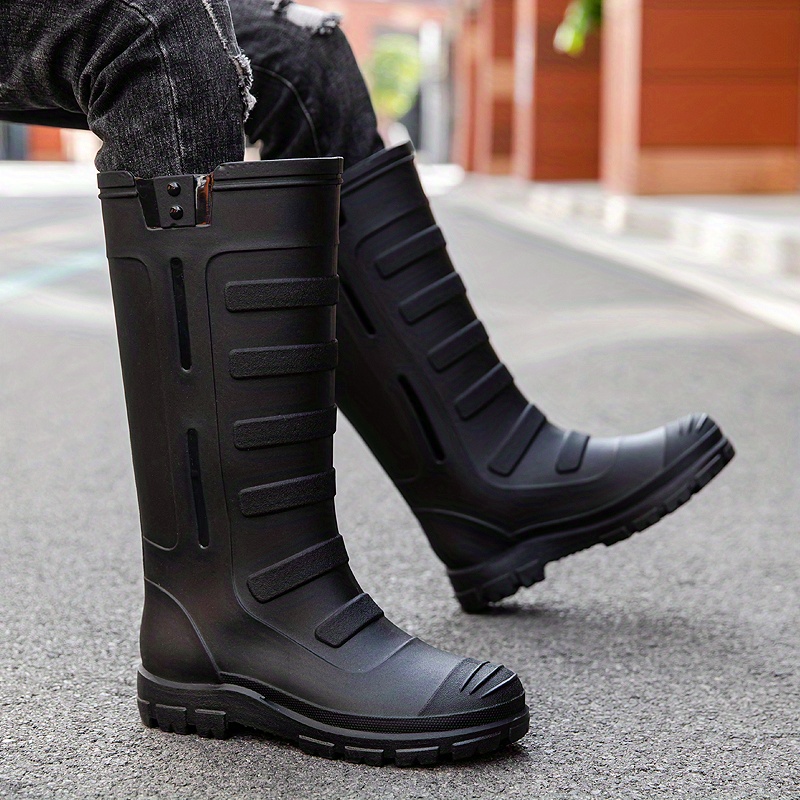 Men's Rain Boots - 10.5 / Men's Rain Boots / Men's Boots:  Clothing, Shoes & Jewelry