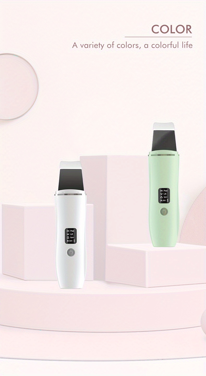 Skin Scrubber Face Spatula Skin Spatula Cleanser 4 Modes Temu