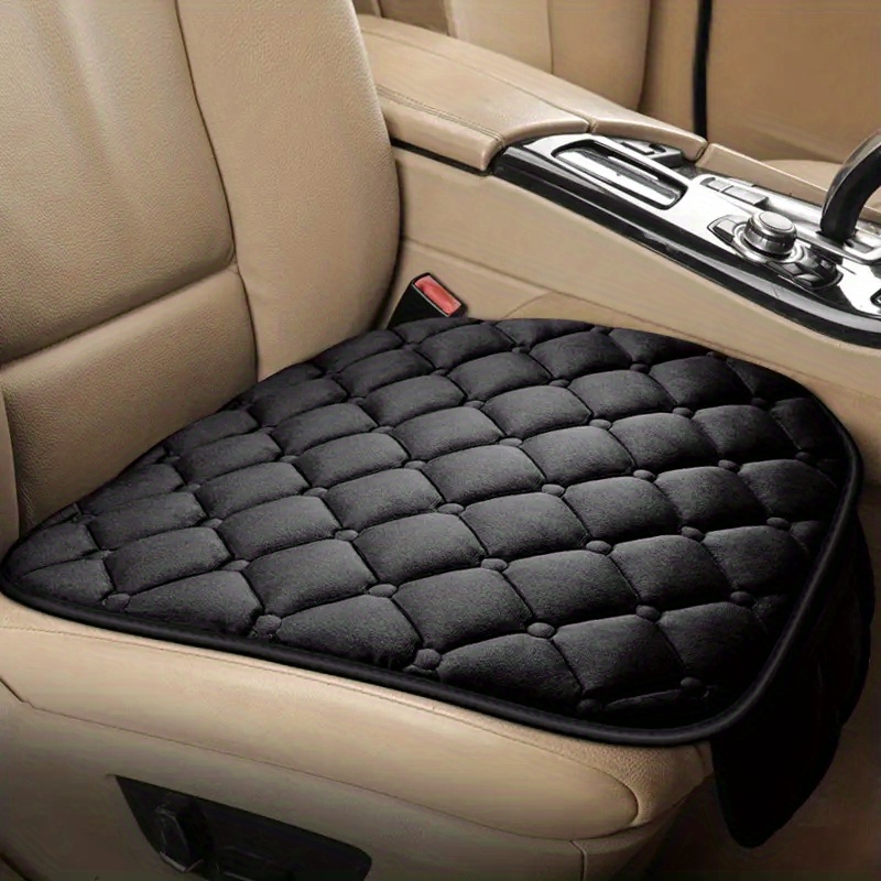 2Pack Car Seat Cushion,Non-Slip Rubber Bottom with Storage Pouch,Premium  Comfort Memory Foam,Driver Seat Back Seat Cushion,Car Seat Pad Universal