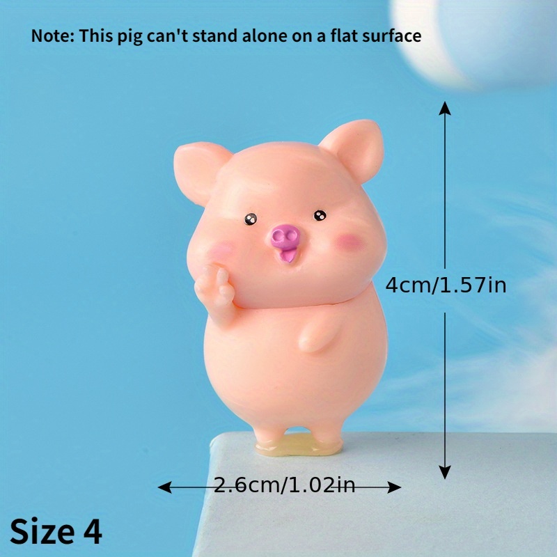 Buy Haishell 4 Pcs Cute Miniature Resin Mini Pigs Decoration Ornaments  Miniature Figurine Fairy Garden Dollhouse Decor Micro Landscape Online at  desertcartKUWAIT