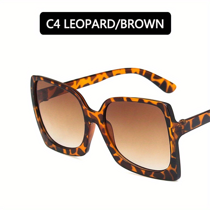 Cat Eye Oversize Rectangle Sunglasses For Women Trendy Irregular ...