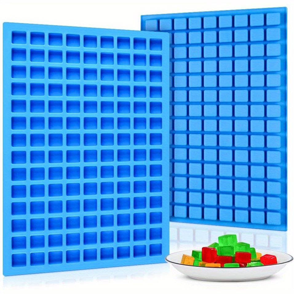 2 PCS)126 Cavity Square Silicone Mold/Mini Candy Molds For