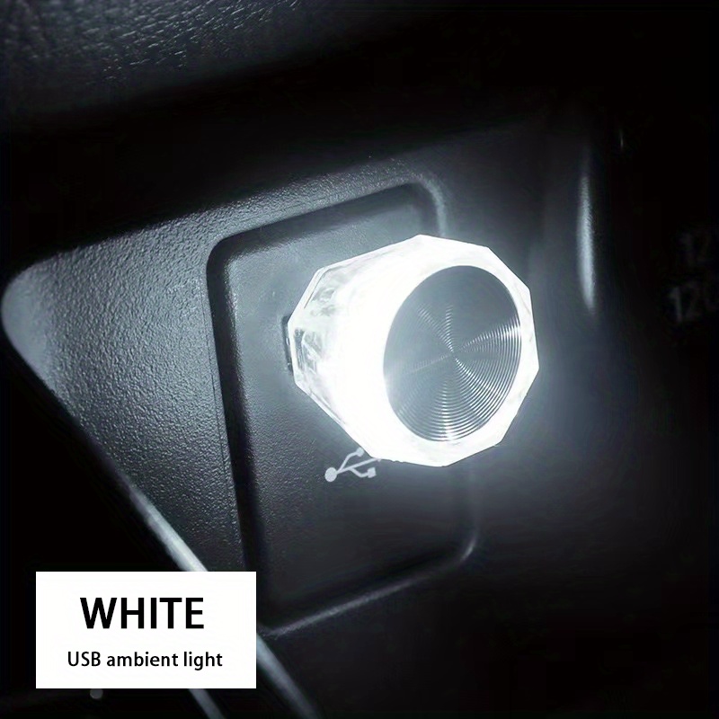 Iluminación interior Luz de ambiente LED Iluminación interior de coche  interior led con puerto USB y mando a distancia IR Adepaton Luces para  Fiestas y Accesorios