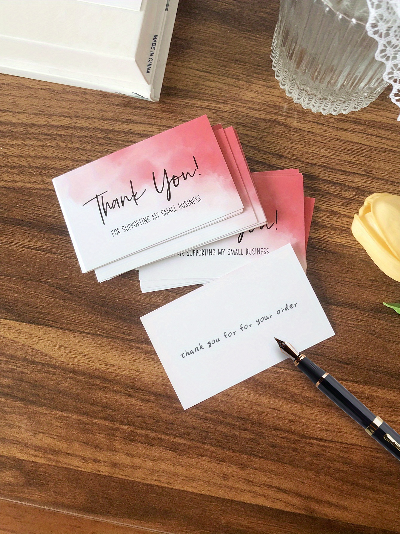 50 Bulk Thank Cards Weddings Christmas Temu