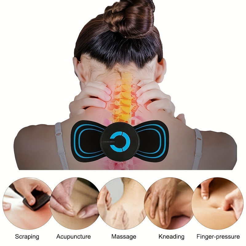 Electric Neck massager neck pain Cervical Vertebra cellulite Treatment  massage.Acupuncture Pad magnetic therapy massage tools