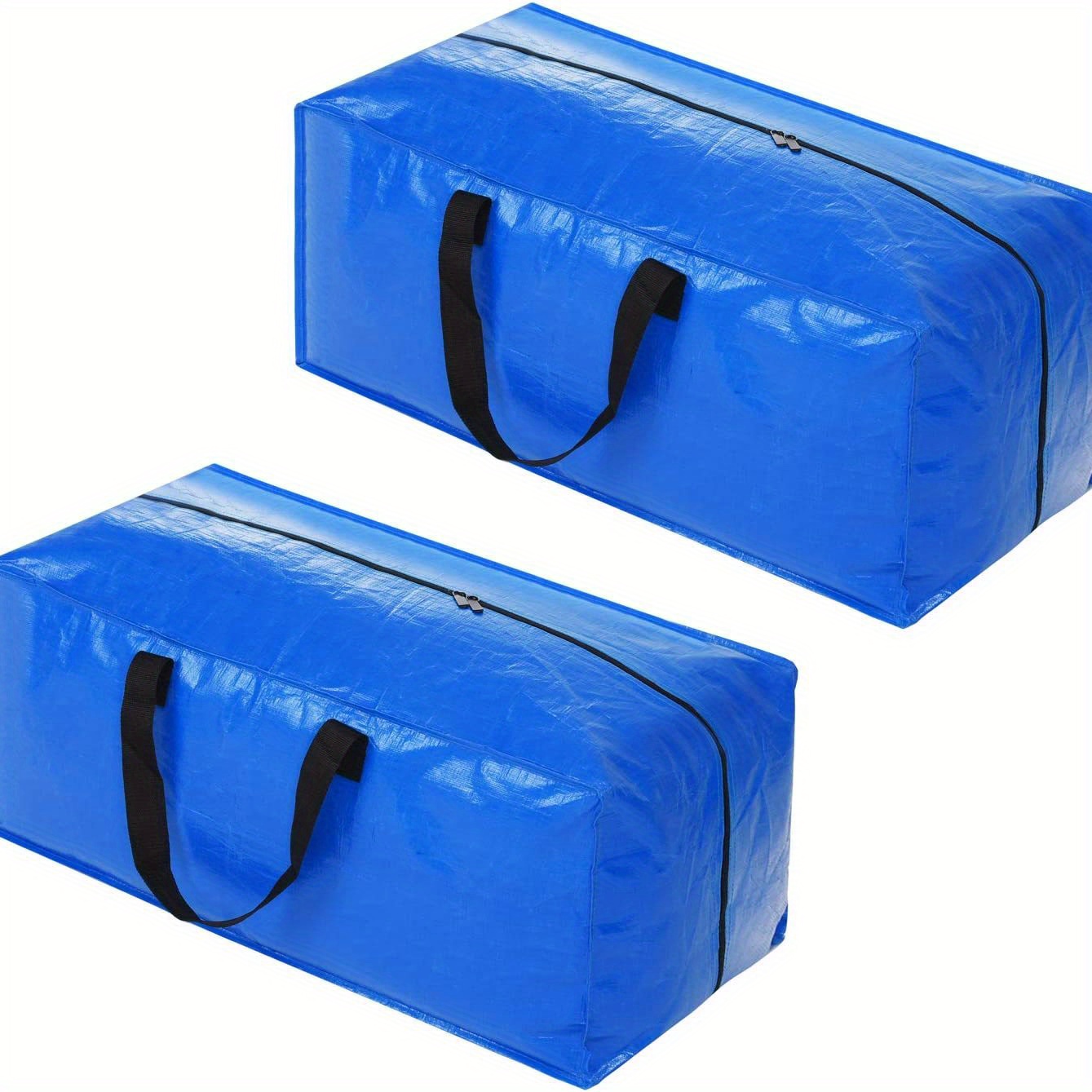  VENO Paquete de 8 bolsas de mudanza extra grandes resistentes  con correas de mochila con asas fuertes y cremalleras, bolsas de  almacenamiento para ahorrar espacio, plegadas, alternativa a la caja de