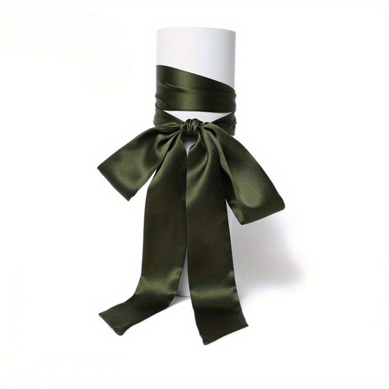 Sage Satin Skinny Ribbon