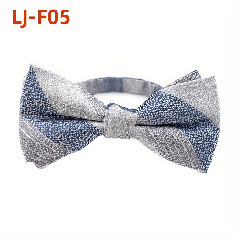 Formal Drawdown Bow Tie with Bowknot for Men